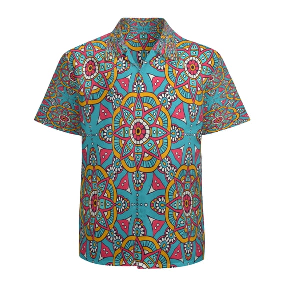 High Quality Hawaiian Shirts for Men Short Sleeve Aloha Beach Shirt Floral Summer Casual Button Down Shirts Blouses