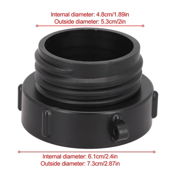 High Quality IBC Adapter 2in Fine Thread To Coarse Thread S60x6 Tank Outlet Connector Garden Home Valve Fitting Faucet Adapter