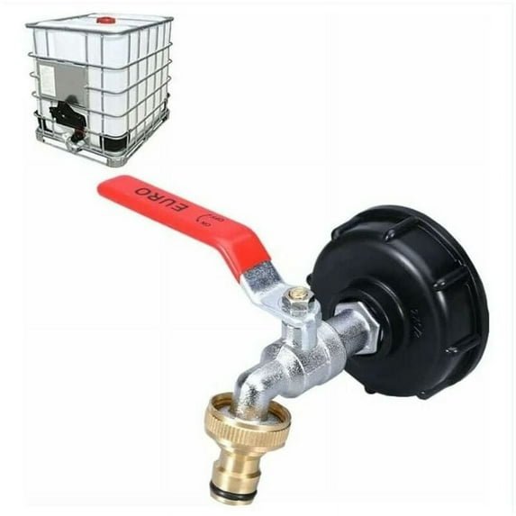 High-Quality IBC Tote Tank Adapter, Durable Coarse Thread Faucet For Secure Water Transfer And Storage Solutions