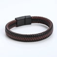 thumbnail image 1 of High Quality Leather Bracelet Men Classic Fashion Red Tiger Eye Beaded Multi Layer Leather Bracelet For Men Jewelry Gift, 1 of 6