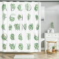 thumbnail image 1 of High Quality Leaves Fabric Shower Curtain Waterproof Plant Flower leaf Bath Curtains for Bathroom Decorate with, 1 of 5