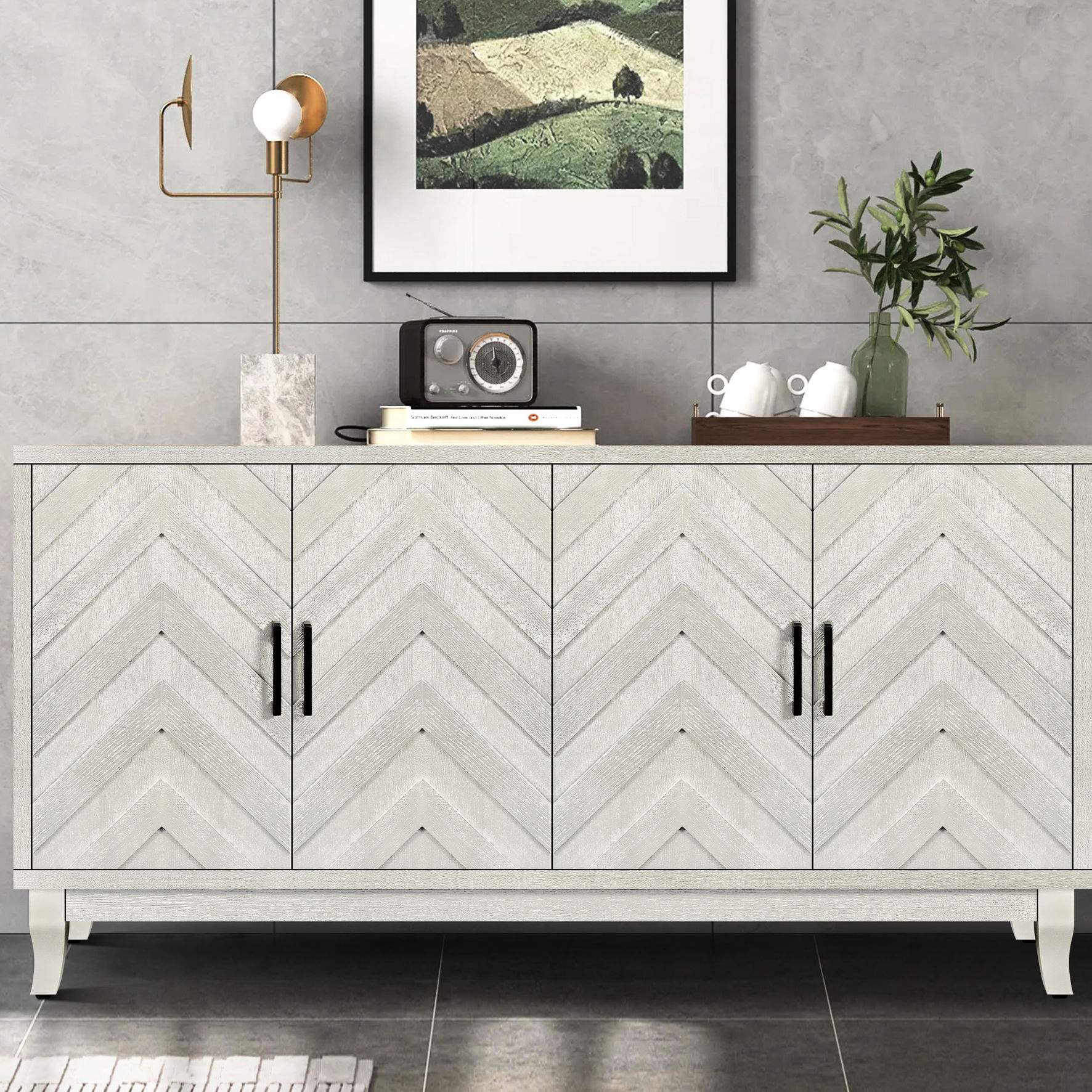 High - Quality MDF Frame - Aesthetic and Practical Design - As Console ...