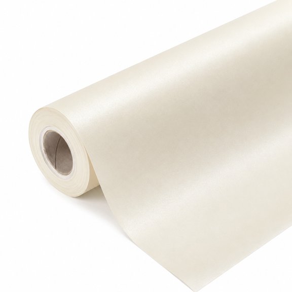 High Quality Matte Gift Wrapping Paper in Off White Color 17 Inch x 33 Feet