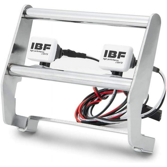 High-Quality Metal Front Bumper LED Lights for TRX4 Bronco RC Car Accessories