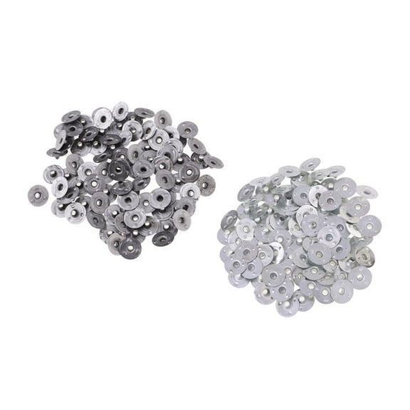High Quality Metal Wick Sustainers - Wick Tabs - Wick Holder - Candle Making Supplies - Set of 400pcs sizes / colors