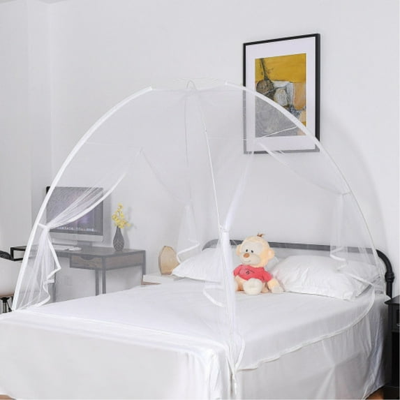 High-Quality Mosquito Net: Safe, Bug-Free Sleep with Easy Entry and Storage
