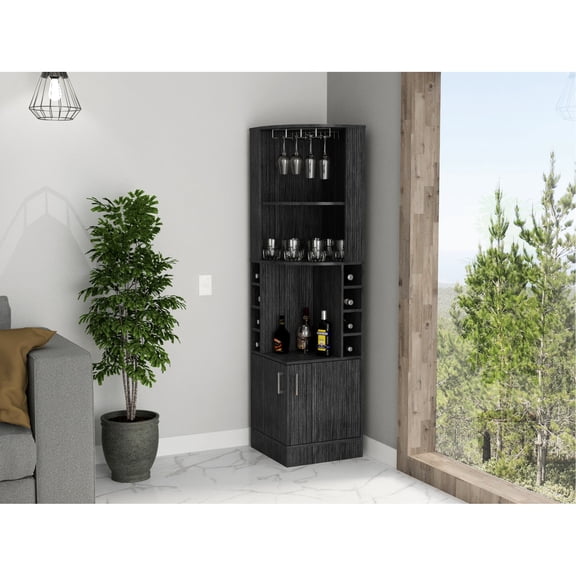 High - Quality, Multifunctional - Seattle Bar Cabinet for Primary Living Areas