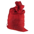 thumbnail image 1 of High Quality Natural Burlap Drawstring Santa Sack, Red, 24 x 40-Inch, 1 of 1