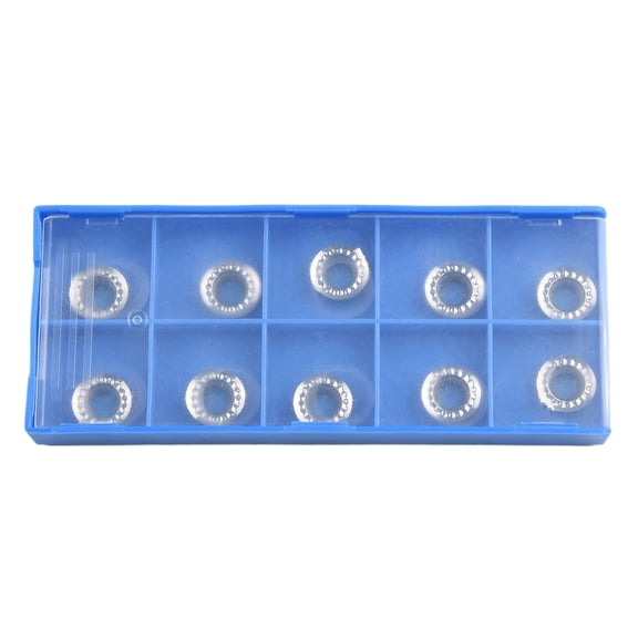High Quality New Practical Insert Silver Round 10Pcs/Set Cnc Carbide For Aluminum H01 Manual Inspection Milling Smile Home