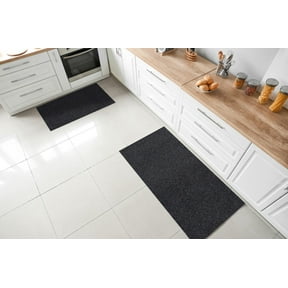 High-Quality Outdoor/Indoor Carpet Runner Rug with Non-Slip PVC Backing Solid Black Color 36'' wide By 4 ft. Length
