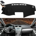 thumbnail image 1 of SPEEDWOW PU Leather Dash Pad for 2007 - 2011 Toyota Camry, Sun Protection Anti-Vertigo Mat Blanket, Waterproof Non-Slip Dashboard Cover, Dustproof & Scratch-Resistant, Black, 1 of 8
