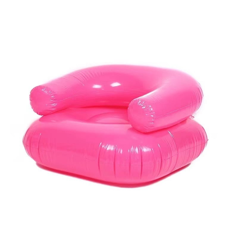 High-Quality PVC Inflatable Sofa - Portable Foldable Backrest Cushion ...
