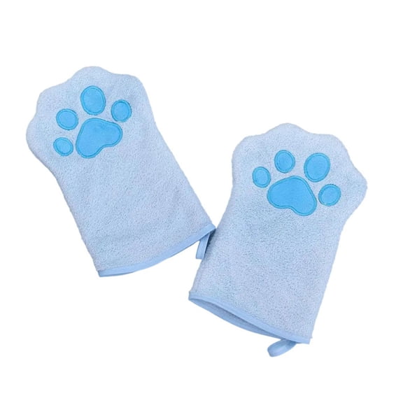 High Quality Pet Glove Towel Provide Comfort for Dog Bath Grooming Supplies
