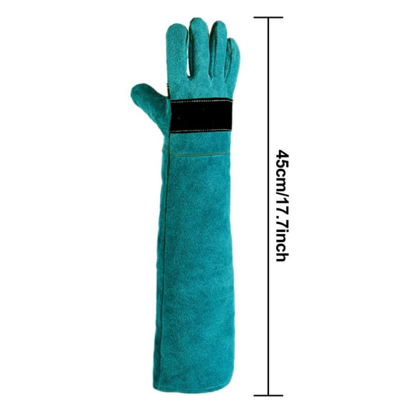 High Quality Pet Gloves Cowhide Leather Anti-grasping Anti Bite Protective Glove SnakeLizard Cat Dog Gardening Work Train Gloves