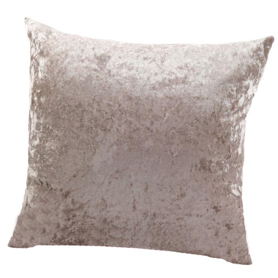 High Quality Plush Velvet Cushion Cover Living Room Square Polyester Pillow Case Lenght 60x60cm/23.62inch For Sofa - Champagne