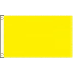 High Quality Poly Nylon Yellow Color Flag 3x5 ft. Flag/Banner Indoor /Outdoor