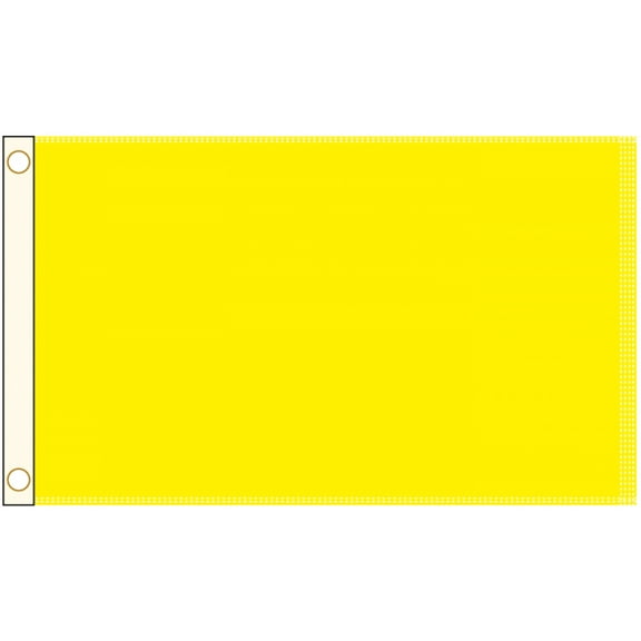 High Quality Poly Nylon Yellow Color Flag 3x5 ft. Flag/Banner Indoor /Outdoor