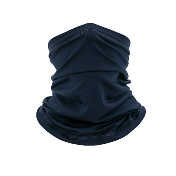 High Quality Portable Pratical Bandana Neck Tube Scarf About 43g 24CM*42CM Multi Use Polyester Outdoor Running Navy blue