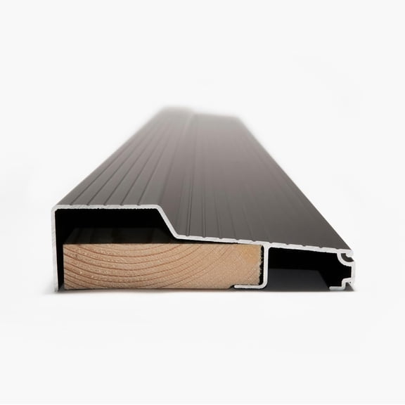 High-Quality Premium Aluminum Door Threshold, Extra Short Width - Black Anodized or Mill Finish, Multiple Sizes, Residential & Commercial, Waterproof Protection, Heavy-Duty (Black, 36 inch)