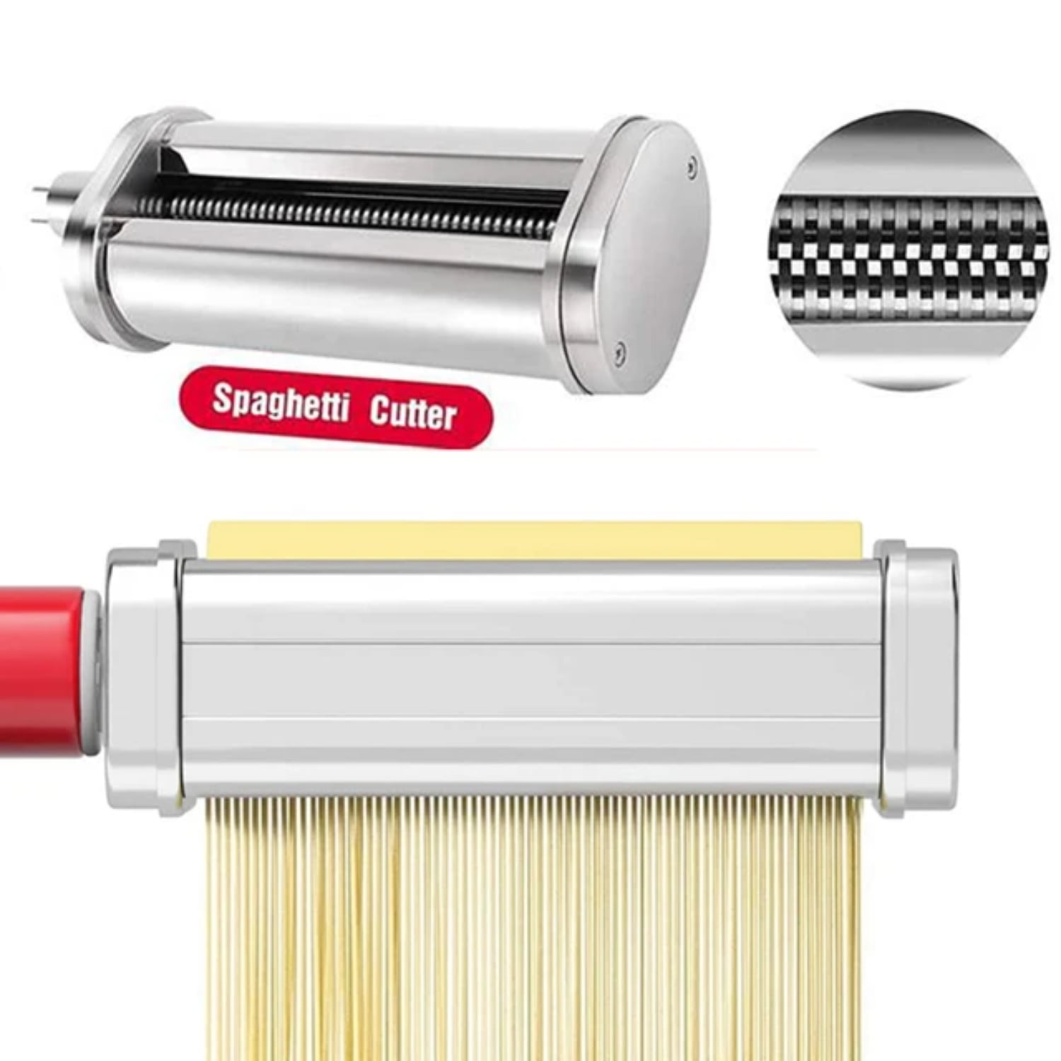 Kitchenaid kpra pasta roller and cutter for spaghetti and fettuccine hotsell