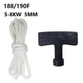 thumbnail image 1 of High Quality Professional Brand New Accessories Lawnmower Starter Parts Cord Line Mower Starter Pull Handle Rope Mower, 1 of 2