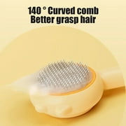 High-Quality Professional Pet Grooming Supplies - Effective Hair Removal Tool for Cats and Dogs - Professional Self Cleaning Slicker Pet Grooming Comb Brush with Massage Teeth - Premium Q