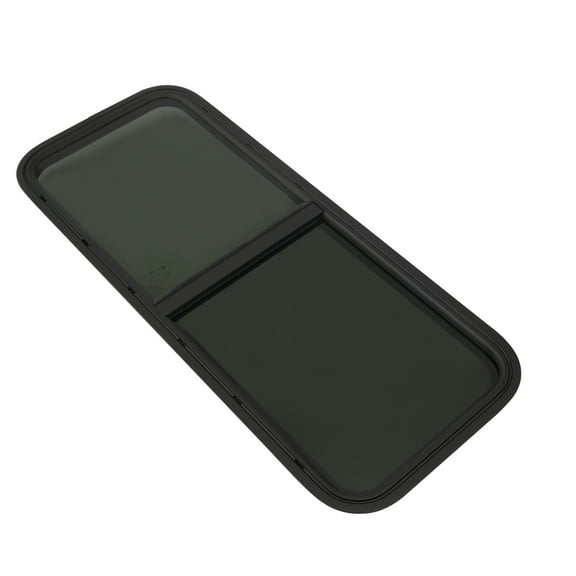 High-Quality RV Horizontal Window with Anti-Mosquito Screen, Tempered Black Glass for Privacy, and Durable Aluminum Alloy Construction