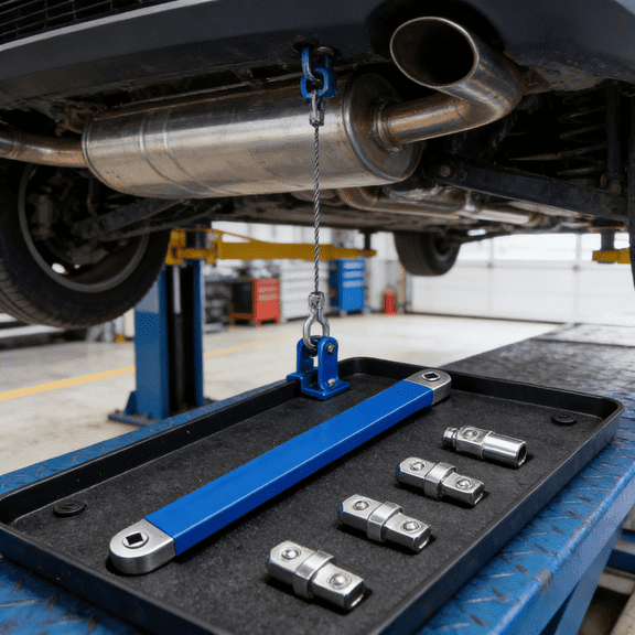 High-Quality Ratchet Extension Wrench Set, Includes 1/2", 1/4", and 3/8" Sockets, Perfect Tool for Tight Spaces