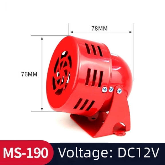 High-Quality Red Alarm Siren: Powerful Motor-Driven Sound For All Environments!