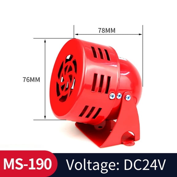 High-Quality Red Alarm Siren: Powerful Motor-Driven Sound For All Environments!