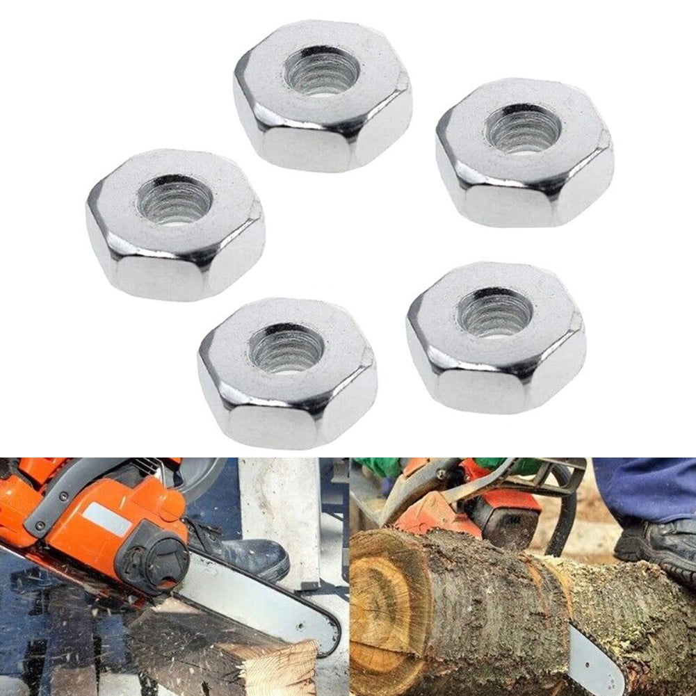 Nut Chain High-Quality Replacement Bar Nut Set for Chainsaw Fits Multiple Models ...