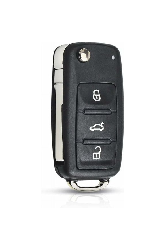 High-Quality Replacement Folding Remote Key Case, Easy Self-Installation for Protecting Your Vehicle's Keys, Compatible with Passat, Tiguan, New Jetta, Lavida, New Bora, Touran