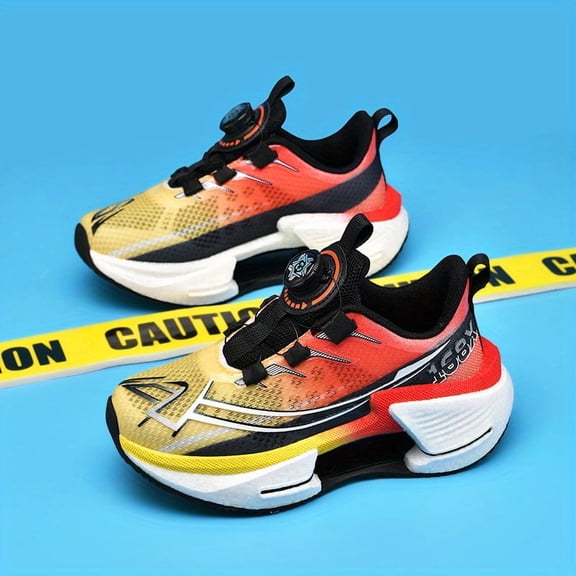 High-Quality Rotating Buckle Mesh Running Shoes, True Explosive Sole Sizes 33-43
