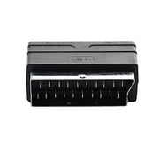 High Quality SCART to 3 Female Composite Video Audios with Color Port Black Design