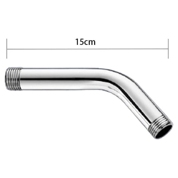 High Quality Shower Head Extension Pipe Tube Extender Parts Replacement Stainless Steel 15-35cm Lightweighted Design