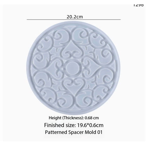 High-Quality Silicone DIY Coaster Mold for Creative Home Decor - Craft Unique Personalized Coasters