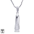 thumbnail image 1 of High Quality Silver Plated Hip Hop Stainless Steel Barber Hair Clipper Pendant 24" Chain Necklace SCP 807 S, 1 of 4