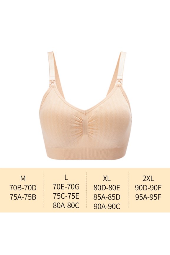 High Quality Single Handed Front Buckle Nursing Bra Breathable Women Breastfeeding Underwear Seamless Maternity Bra Push Up