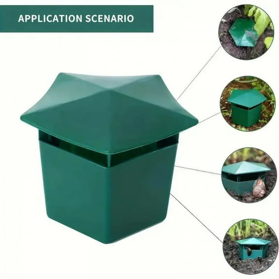 [High-Quality Snail Trap] Durable High-Quality Snail & Slug Trap - Safe Plastic Cage for Vegetables and Flowers