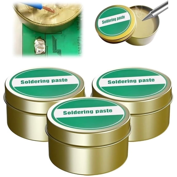 High-Quality Soldering Flux Paste for Precision - 100g,2026 New Solder Flux,Flux for Soldering,No-Clean & Lead-Free liquid Solder Paste,For Electronic Repair & Welding Soldering(3Pcs)