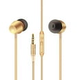 thumbnail image 1 of High Quality Sound Universal In-ear Earphones In Gold, 1 of 2