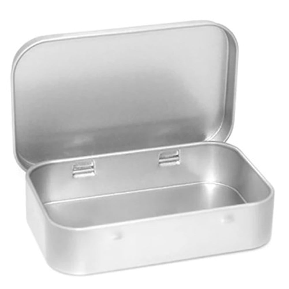 HighQuality Square Tin Box for Nail Clippers, USB Drives, Medals, and