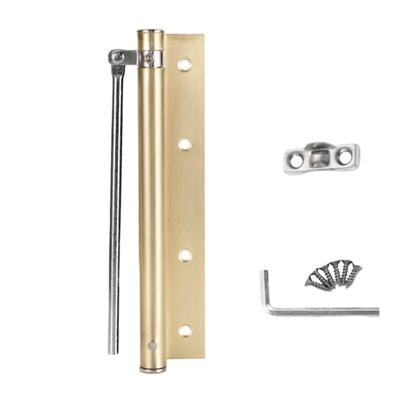 High Quality Stainless Steel Automatic Door Closer Set 150° Opening Angle, Adjustable, with Lever Arm and Screws