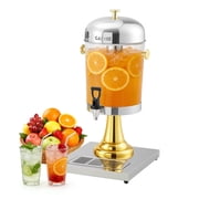 High-Quality Stainless Steel Beverage Dispenser with Ice Core   2.2/6.6 Gallon Cold Juice, Iced Tea, Lemonade Server for Weddings, Buffets   Gold/Silver
