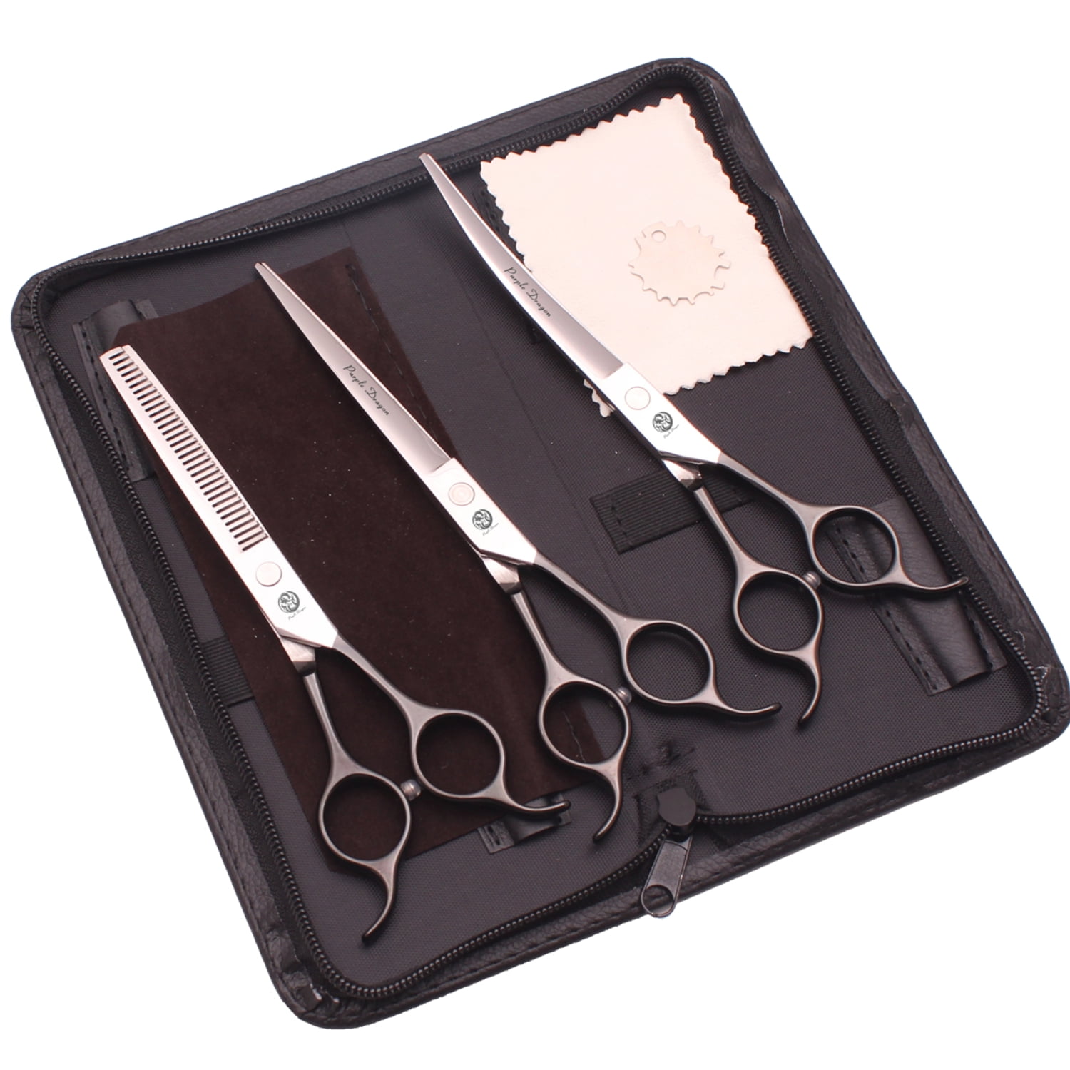 HighQuality Straight and Curved Stainless Steel Dog Grooming Scissors