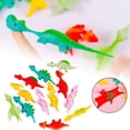 thumbnail image 1 of High-Quality Stretchy Dinosaur Rubber Toys - Wall-Sticking Finger Slingshot Toys, Angry Yellow Turkey Elastic Decor for Dinosaur Parties & School Activities, Multicolor, 3.15*0.98in, 1 of 14