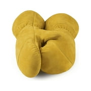 High-Quality Suede Deerskin Tan Winter Mittens