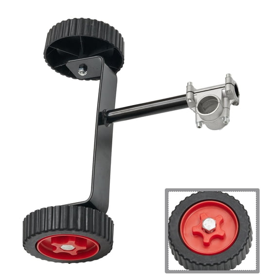 High Quality Support Wheels Tools Anti-Rust Metal + Plastic Wear-Resistant 12.3 Cm / 4.8 Inch For Garden Weeding Smile Home