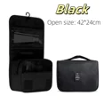 thumbnail image 1 of High Quality Travel Makeup Bag Waterproof Toiletries Organizer  Women Neceser Bathroom Hook Wash Pouch Hook Makeup Storage Bag (black), 1 of 7