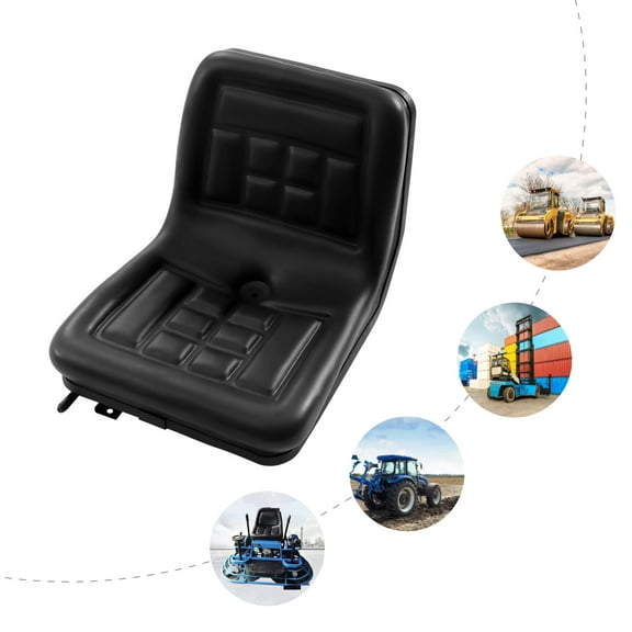 High-Quality Universal Garden Tractor Seat with Drainage Hole, Adjustable Position, and PVC Cushion for Dozers, Mowers, and Excavators